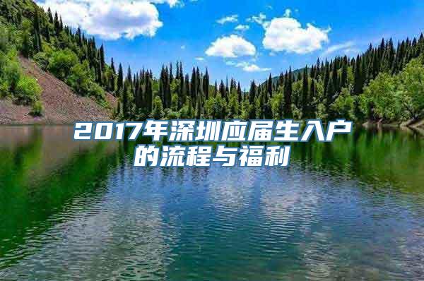 2017年深圳应届生入户的流程与福利