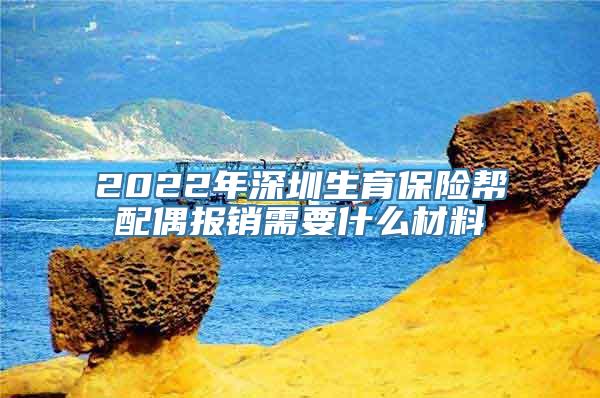 2022年深圳生育保险帮配偶报销需要什么材料