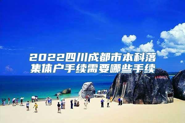 2022四川成都市本科落集体户手续需要哪些手续