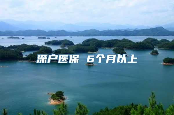 深户医保 6个月以上