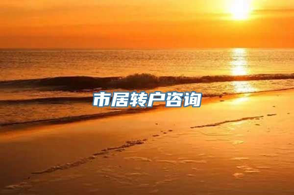市居转户咨询