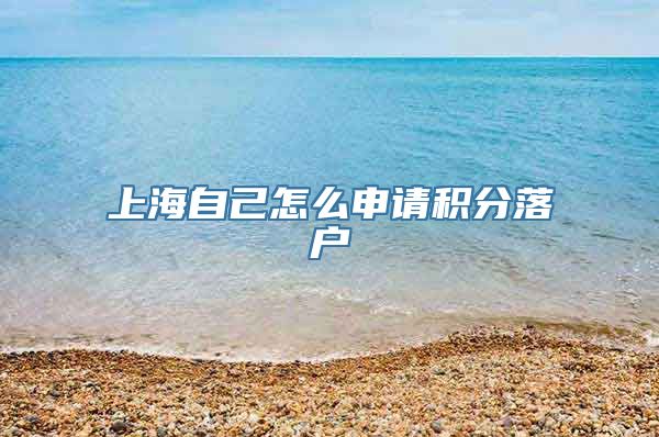 上海自己怎么申请积分落户