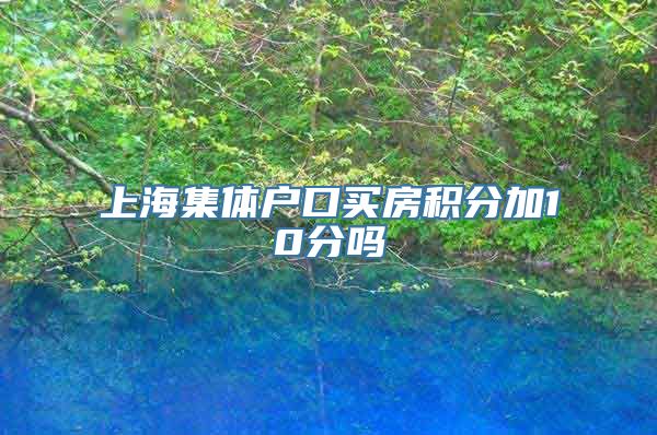 上海集体户口买房积分加10分吗
