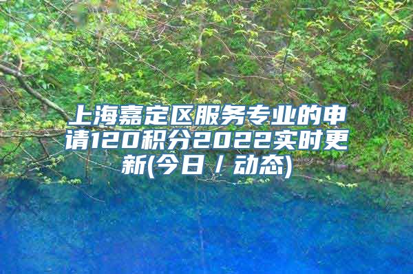 上海嘉定区服务专业的申请120积分2022实时更新(今日／动态)